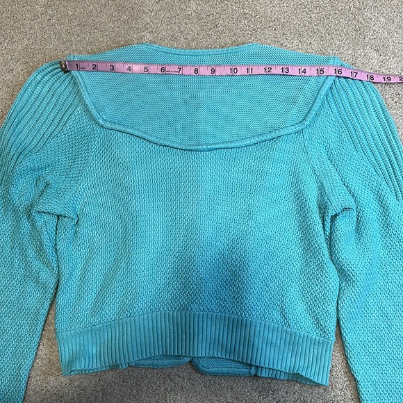 Geiger of Austria blue knit button down cardigan S - Picture 13 of 13